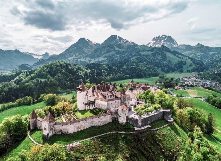 Saint-Germain Castle, Gruyères, Switzerland, Switzerland
